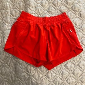 Lululemon Tracker Shorts Red